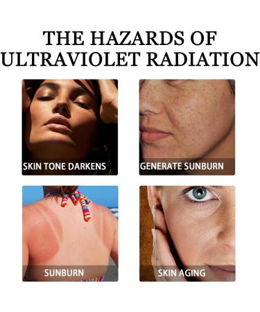 Sunscreen SPF 100 50g Sunscreen SPF 100 Sunscreen Lotion Sun Lotion with UVA/UVB Protection Moisturizing Anti-Aging Sunscreen Water Resistant Suitable for All Skin Types (2 PC) - Buy Online on GoSupps.com