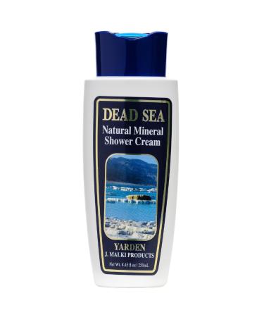 Malki Dead Sea Products Natural Mineral Shower Cream Body Wash | SLS-Free Vegan-Friendly Skin-Revitalizing Formula | Soothes Eczema Psoriasis and Acne Conditions | Dead Sea Products