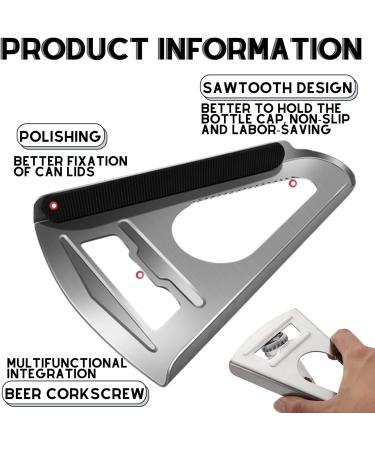 Crethink 2 in 1 Jar Opener & Bottle Opener Kit | Ideal for Weak Hands, Seniors & Arthritis | Easy Ring Pull Can Opener | Bigger Open Size | Elderly & Children Friendly - Buy Online on GoSupps.com