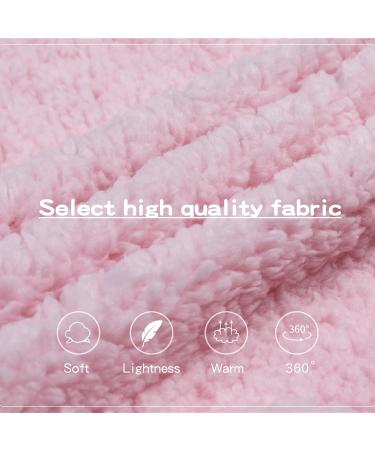 TYXHXTF Baby Hooded Swaddle Sleeping Bag | Newborn Plush Wrap Blanket for Boys and Girls | Fleece Receiving Blanket for 0-3 Months | Baby Clothes - Buy Online on GoSupps.com