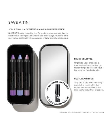 Buy Nudestix DREAMY EASY EYES 3-PC MINI KIT | International Shipping Available | Best Eye Makeup Set - Buy Online on GoSupps.com