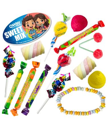 OYOY OYOY School Bag Fillers - Fits 22cm Cones - Sweets for Siblings - Small School Bag Fillers - Sugar Bag Fillers - 125g