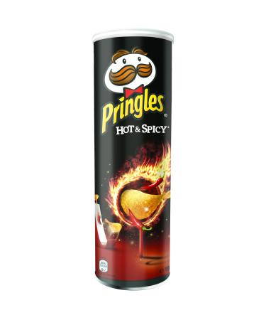 Pringles 3 x Pringles Hot & Spicy Potato Tubes 165g Piccanti Crisps