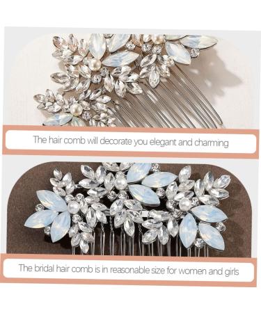 MAGICLULU Comb Wedding Headpiece for Bride Wedding Hair Accessories for Brides Bride Hair Accessory Bridal Headpieces for Wedding Bridal Hair Decor Tiara Rhinestones Alloy Hair up Miss - Buy Online on GoSupps.com