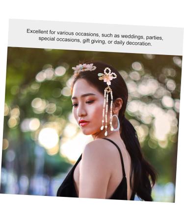 MAGICLULU 3 Sets Comb Chinese Hair Clips Kimono Flower Hair Clip Kimono Hair Full Length Mirror Hair Clips for Thick Hair Qipao Hair Clip Chinese Hair Accessories Hanfu Hairpin Pearl - Buy Online on GoSupps.com