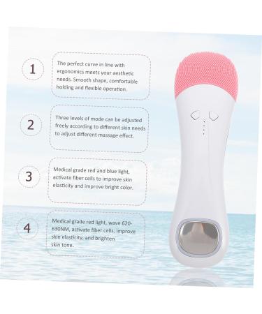 POPETPOP Facial Cleanser Electric Facial Brush Facial Massaging Device Face Cream Absorption Device Electric Facial Cleaner Face Brush Beauty Device Silica Gel Beauty Instrument Care - Buy Online on GoSupps.com