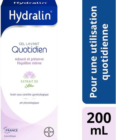 Hydralin Quotidien Daily intimate cleansing gel - Cosmetic - Softens and preserves intimate balance - Lotus extract - Tes - Buy Online on GoSupps.com