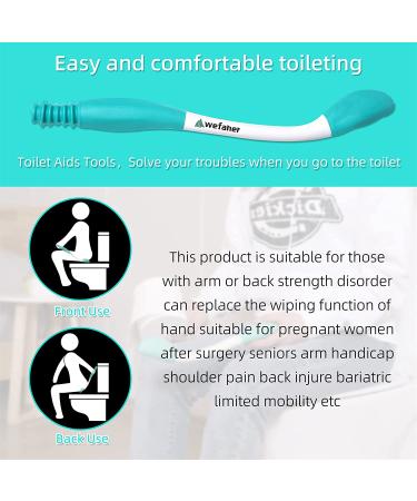 Bottom Buddy Long Reach Toilet Wipe Assist Tool for Bathroom Hygiene - Buy Online on GoSupps.com