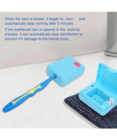 Toothbrush Cleaner Portable WallMounted Ultraviolet Toothbrush Head Holder Cleaning Machine (European Specification) European specification Blue - Buy Online on GoSupps.com