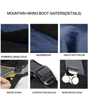 Luwint Waterproof Kids Leg Boot Gaiters Children Hiking Hunting Climbing Protective Gear for 6-12 Yrs Old Girls Boys Navy - Buy Online on GoSupps.com