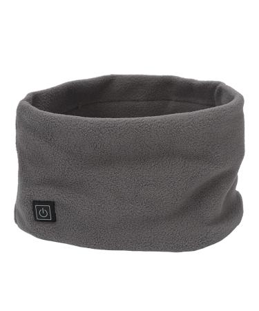 Heating scarf heated neck wrap scarf with 3 adjustable temperatures comfortable electrical heating pads for improvement (gray)