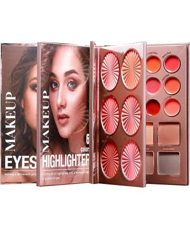 Palette De Fards Paupi res Trousse de Voyage Tenue Longue | Coiffeuse Portable Style Carnet | Pour Filles Adultes D butants Maison Quotidien D placements Rendez-vous - Buy Online on GoSupps.com