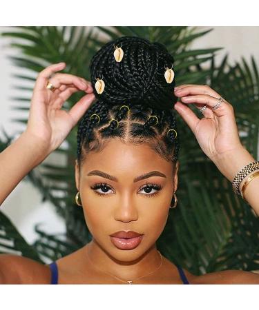 133 PCS Locs Hair Jewelry Set - Dreadlock Accessories, Coils, Rings, Cuffs, Beads - Imitation Wood-Like Hair Decor for Braids - Buy Online on GoSupps.com