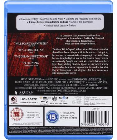 Blair Witch Project Blu-ray  - Buy Online on GoSupps.com