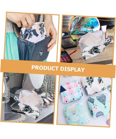 Oatipho 4-Piece Travel Storage Bags for Women | Washable Cotton Pad Coin Napkin & Tampon Holders - Ideal for Period Essentials & Organization - Buy Online on GoSupps.com