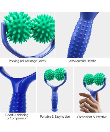 Buy Tarkdak 2 Massage Balls Scooter - Self-Massage Roller for Back Legs Feet & Hands - Fascia Relief | International Shipping Available - Buy Online on GoSupps.com