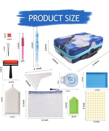 AYIYUN 70 Slots Diamond Painting Storage Containers - DIY Art Craft Organizer Box for Jewelry Beads and Rhinestones - Violets - Buy Online on GoSupps.com