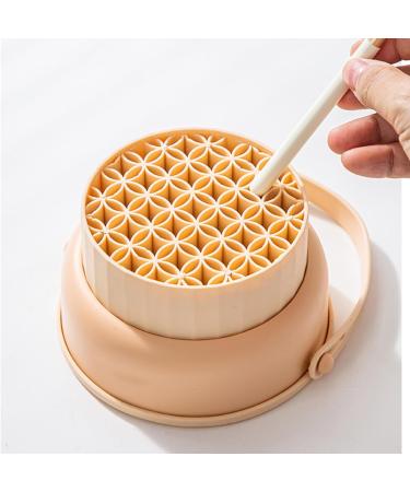 ASHLUYAK Makeup Brush Cleaning Mat with Holder Drying Brush 2 in 1 Portable Silicone Washing Tool for Cosmetic Brushes Cleaning Mat Tool - Buy Online on GoSupps.com