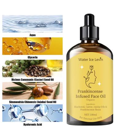 Frankincense Resin Oil With Castor & Jojoba Oils for Face Wrinkle Removal Facial Moisturizer Cold Pressed Serum Natural Skincare Hydrates Skin Moisturizing 1/3 Fl Oz (3 Fl Oz 100ML) 3 Fl Oz (Pack of 1) - Buy Online on GoSupps.com