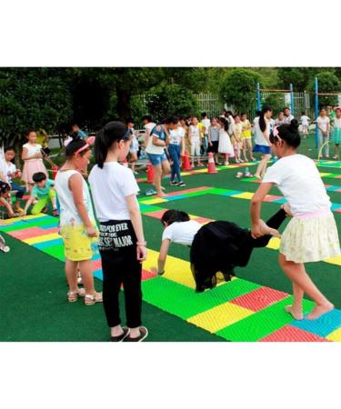 Togepp 6PCs Children Play Mat - Sports Reflex Zone & Foot Massage Acupressure Therapy Sensory Toy for Kids - Buy Online on GoSupps.com