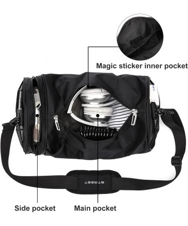 Black Sports Gym Bag for Men and Women - X-Small/Small Workout Bag - Buy Online on GoSupps.com