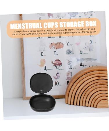 Amosfun 2-in-1 Menstrual Cup Storage Box & Sterilizer - Portable Sanitary Container for Period Cup & Baby Use - Buy Online on GoSupps.com