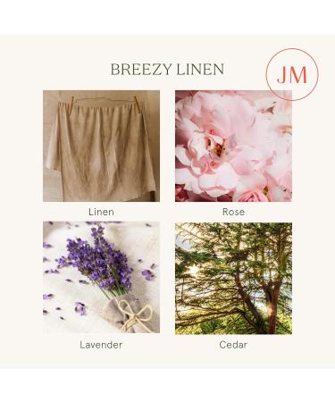 La Jolie Muse Linen Scented Candle - Luxury 12.3oz Jar Candle for Home - Gifts for Women & Men - 80 Hours Long Burning - Buy Online on GoSupps.com