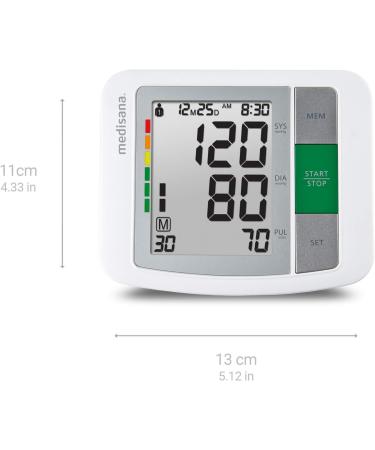 Medisana BU 510 Upper Arm Blood Pressure Monitor | Accurate BP & Pulse Measurement Memory Function & Irregular Heartbeat Alert - Shop Internationally - Buy Online on GoSupps.com