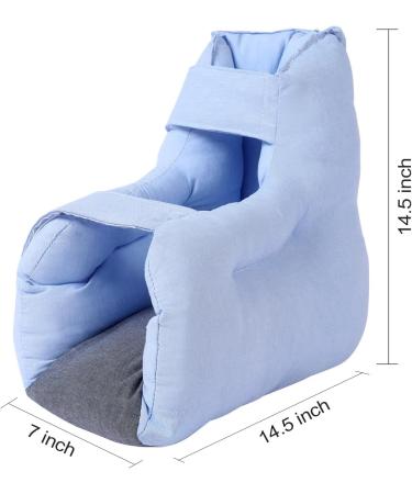 Premium Heel Protectors for Pressure Sores & Heel Pain Relief - Bed Sores Cushions with Laundry Bag | 1 PC Heel Pillow for Bedridden Care - Buy Online on GoSupps.com