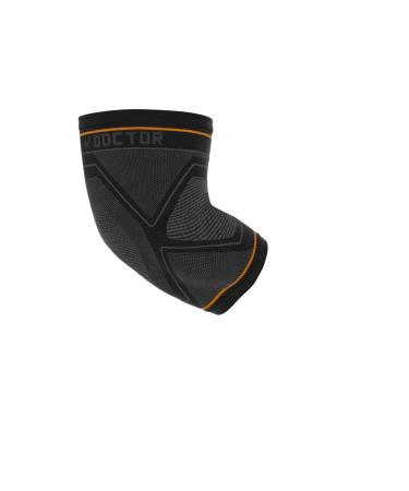 Shock Doctor Compression Knit Elbow Sleeve with Gel Support Adult-X-Large Black/Grey