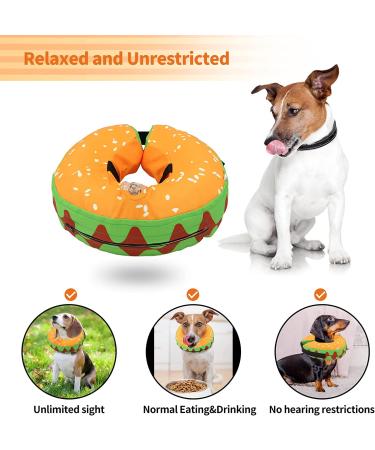 Inflatable Dog Recovery Cone Collar | Soft E-Collar Alternative for Small Medium Large Dogs & Cats | Post-Surgery Protection | Size S (Neck 7.8''-10.2'') - Buy Online on GoSupps.com