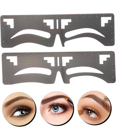 Housoutil 10 Pcs Eyebrow Ruler Makeup Stuff Brow Tool Makeup Tools Eyebrow Shaping Template Labeling Balance 17x4.8cmx5pcs Blackx5pcs - Buy Online on GoSupps.com