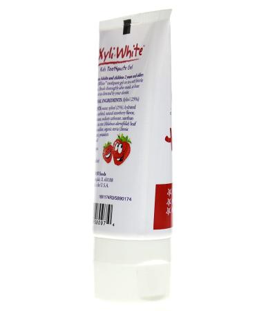 Now Solutions XyliWhite Kids Toothpaste Gel - Strawberry Splash 3 oz (Pack of 5) | Natural Dental Care - Buy Online on GoSupps.com