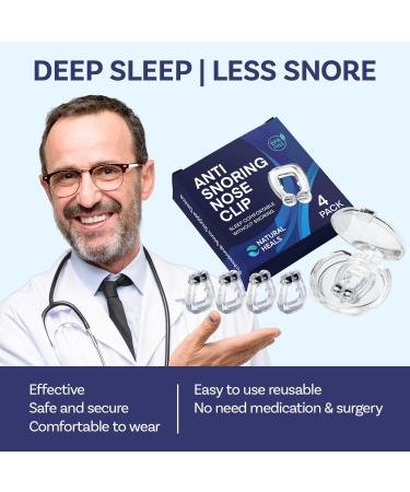 Anti-Snoring Nose Clip - Silicone Magnetic Device for Snore Relief - Buy Online on GoSupps.com