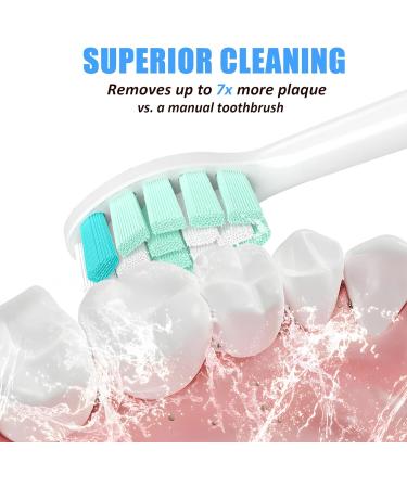 8 Pack Replacement Brush Heads for Philips Sonicare Electric Toothbrush - Compatible with Snap-on Phillips Sonic Care - Dental Care Accessory - Buy Online on GoSupps.com