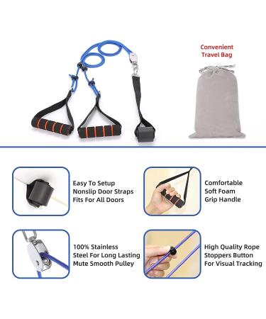 Fanwer Shoulder Pulley - Arm Rehabilitation & Rotator Cuff Recovery Over Door Exercise Equipment - Buy Online on GoSupps.com
