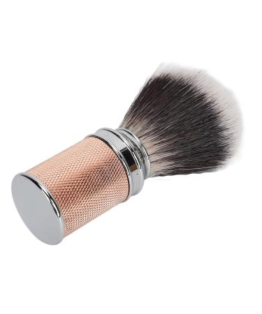 Premium Rose Gold Shaving Brush | Nylon Beard Brush with Curved Handle & Synthetic Foam - International Shipping - Buy Online on GoSupps.com
