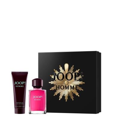 JOOP! Homme Eau de Toilette Ambery Men's Cologne With Notes of Cinnamon Jasmine Vanilla & Sandalwood Luxury Perfumes for Men Long Lasting Fragrance 2 piece set (2.5 fl oz. + 2.5 fl oz.)