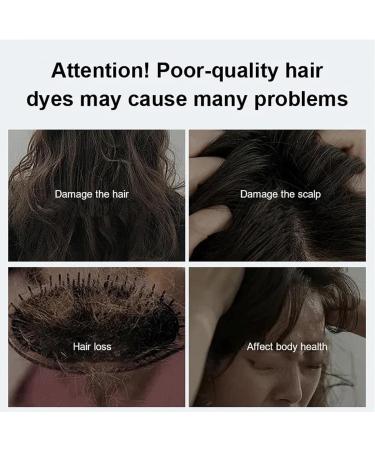  behound Pure Plant Extrait For Grey Hair Color Bubble Dye Plante Bubble Hair Dye Shampooing Essence v g tale Bubble Hair Dye Household Easy-to-wash Hair Washing Color Cream (Brown Black) - Buy Online on GoSupps.com