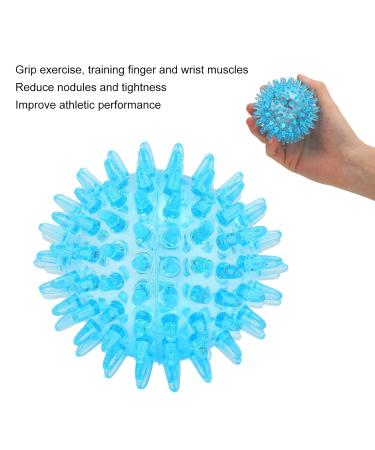 Soft Transparent Spiked Massage Ball - H chle Power Recovery Stress Relief for Hands Wrists Feet & Back (6cm) - Buy Online on GoSupps.com