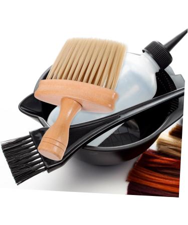 POPETPOP 1pc Salon Brush Neck Brush Barber Duster Hairdressing Duster Hair Cutting Brush Soft Brush Hair Brush Clean Wooden medium As Shown - Buy Online on GoSupps.com
