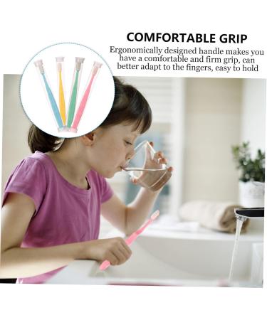 Buy Minkissy 4-Piece Micro Toothbrush Set for Kids & Adults - Travel-Friendly Manual Tooth Cleaning Tools | International Shipping Available - Buy Online on GoSupps.com
