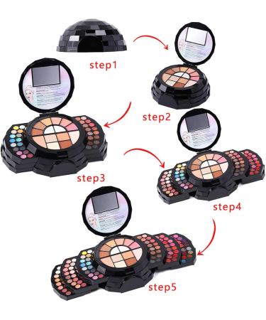  Ruwshuuk Makeup Kit for Beginner Complete Makeup Kit - 110 Colors Complete Makeup Kit Natural Color Makeup Hen Included Eyeshadow Glitter - Buy Online on GoSupps.com