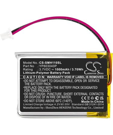 Buy 3.7V 1000mAh YP803040P Battery Replacement - 10C Pro 10C | Fast International Shipping - Buy Online on GoSupps.com