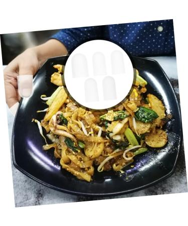 FRCOLOR 5pcs Insulated Silicone Finger Cots - Food Grade Finger Sleeves & Caps for Safe Cooking - Buy Online on GoSupps.com