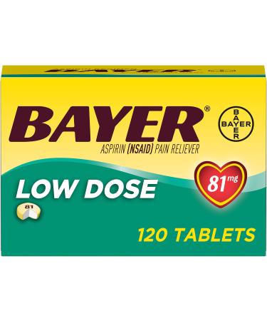 Bayer Coated 81mg Tabs 12 Size 120ct Bayer Coated 81mg Tabs 120ct Ea