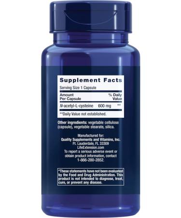 Doctor's BEST Ubiquinol Heart Health 100mg Life Extension N-Acetyl-L-Cysteine Immune & Respiratory Health 600mg 60 Softgels & 60 Capsules - Buy Online on GoSupps.com