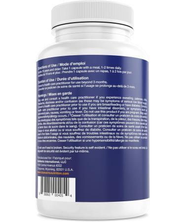 Blood Sugar Supplement Support Healthy Glucose Levels w/Cinnamon Gymnema Lipoic Acid Vanadyl Sulfate Chromium Picolinate Bitter Melon (60 Capsules) | 60 Day Supply - Buy Online on GoSupps.com