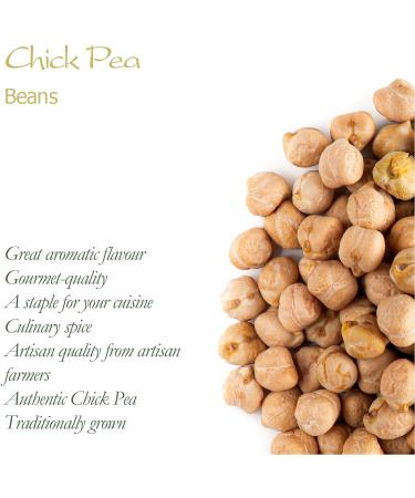 Organic Chick Peas Whole Quality - Garbanzo Beans - Chickpeas - Buy Online on GoSupps.com