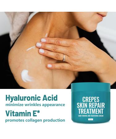 LBXX NEW Crepes skin cream for aging skin Crepes Skin Repair Treatment Firming Cream with Hyaluronic Acid & Shea Butter to Deeply Moisturize & Tighten Wrinkly Dry - Buy Online on GoSupps.com